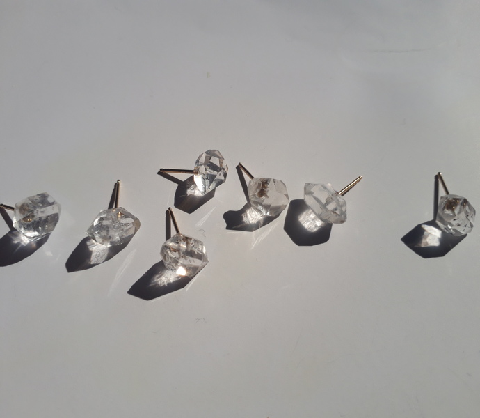 Herkimer Diamond earrings